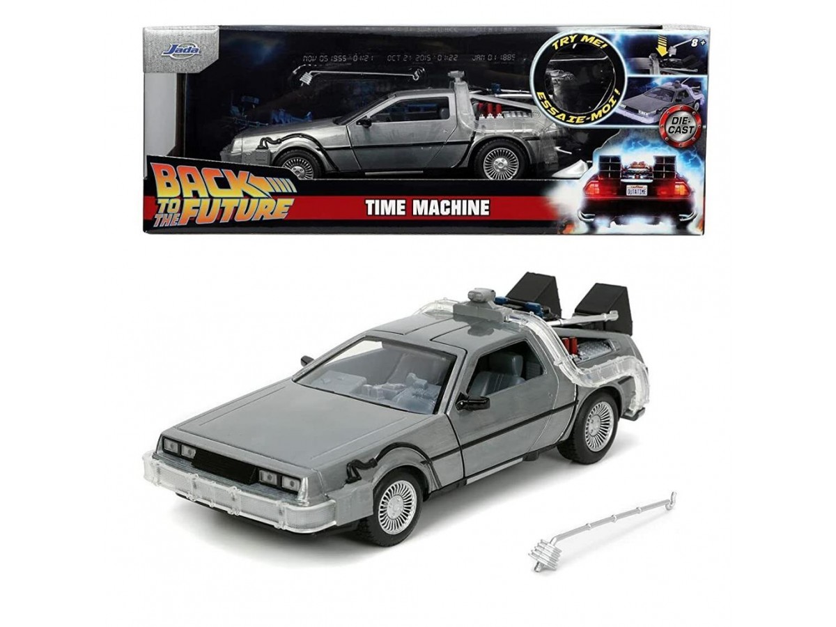 Back To The Future Diecast Model 1/24 Time Machine Model 1