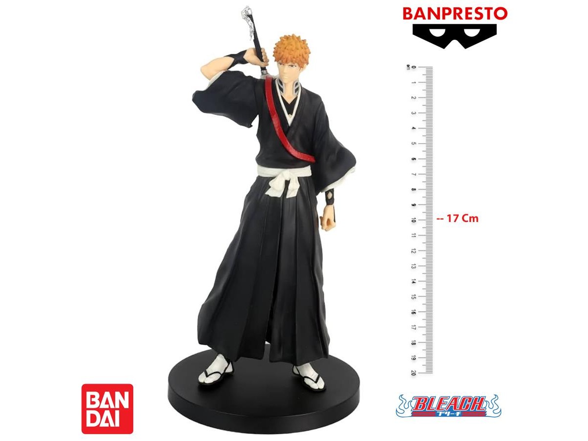 Banpresto Solid And Souls Bleach - Ichigo Kurosaki Statue 17cm