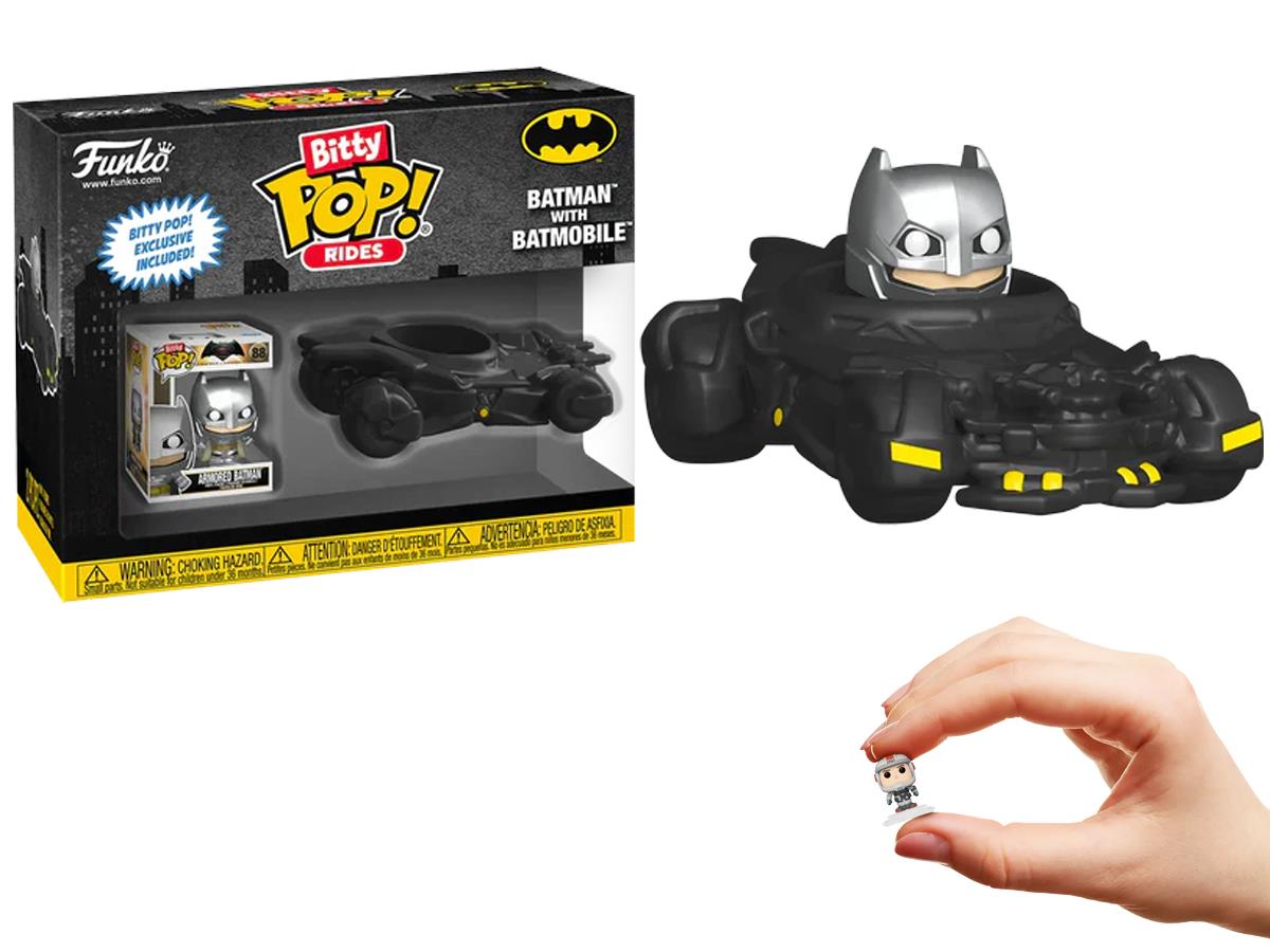 Funko Bitty Pop Rides Dc Batman - Batman With Batmobile