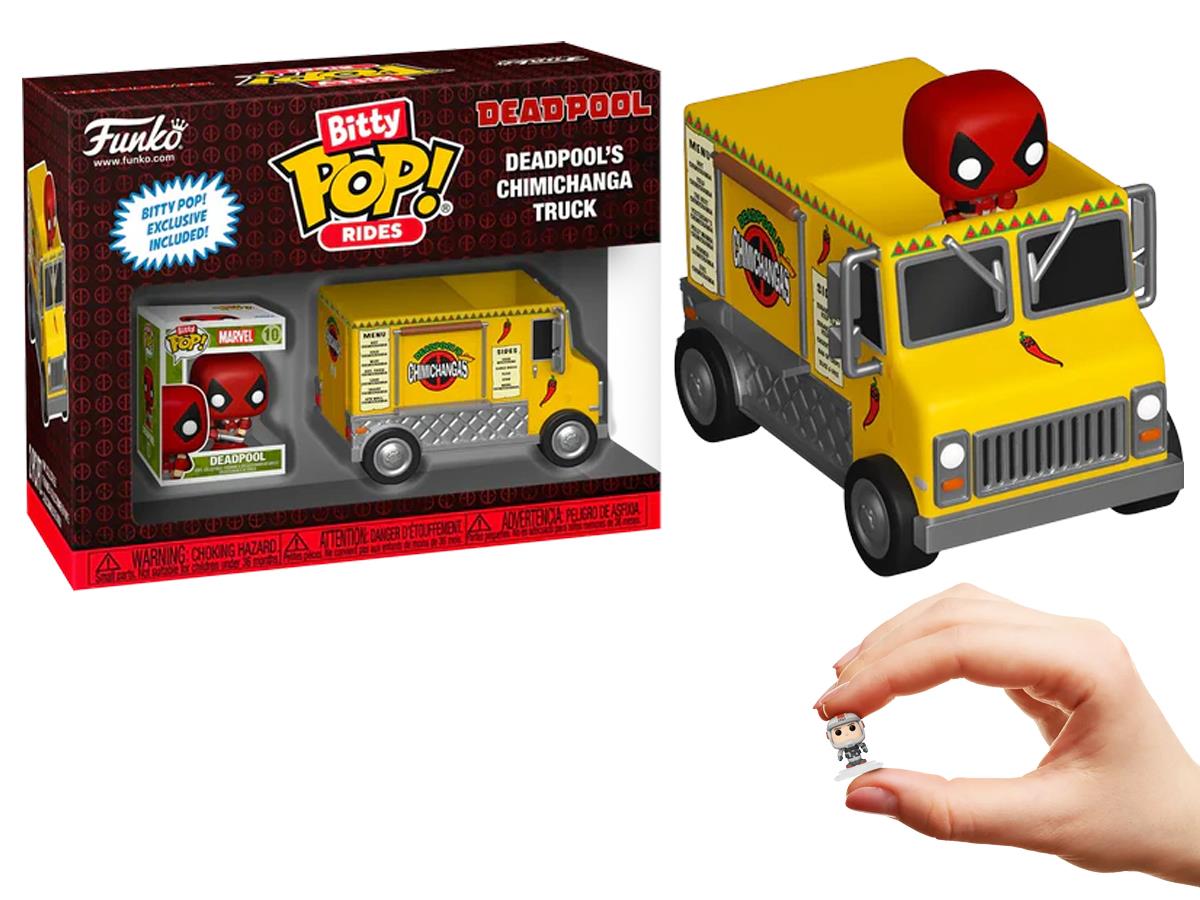 Funko Bitty Pop Rides Marvel - Deadpool And Deadpool's Chimichanga Truck