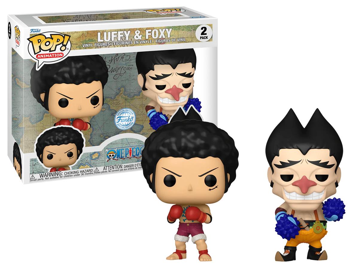 Funko Pop 2'li Paket One Piece - Monkey D.Luffy & Foxy Special Edition