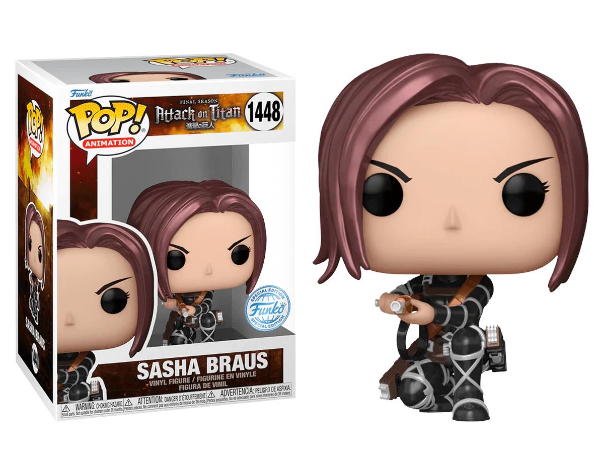 Funko Pop Attack On Titan S4 - Sasha Braus Metallic Special Edition No:1448