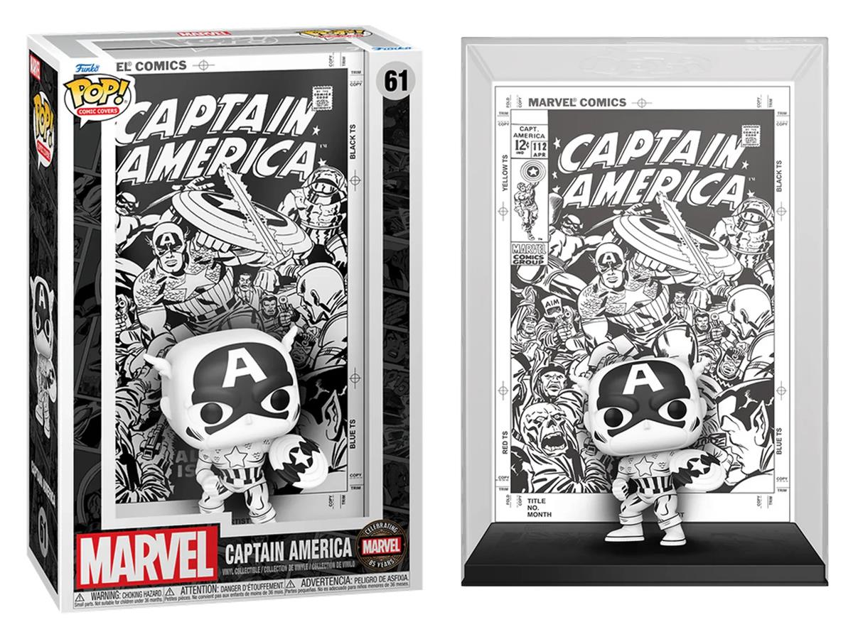 Funko Pop Comic Covers Marvel's 85th - Captain America No:61