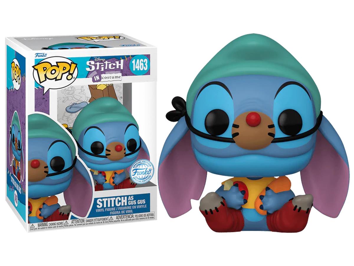 Funko Pop Disney Stich İn Costume - Stich As Gus Gus Special Edition No:1463