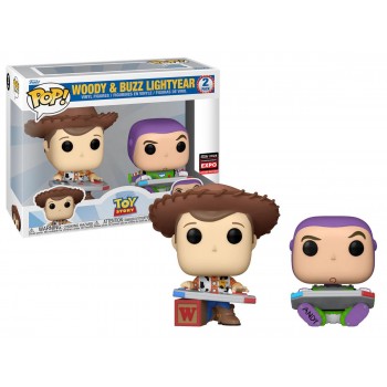 Funko Pop Disney Toy Story - Woody & Buzz Lightyear 2-Pack Convention Limited Edition