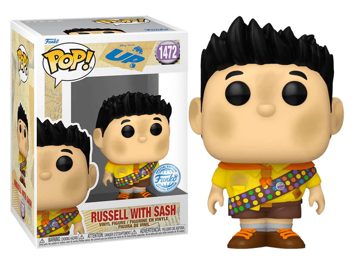 Funko Pop Disney Up - Russel With Sash Box Lunch Exclusive No:1472