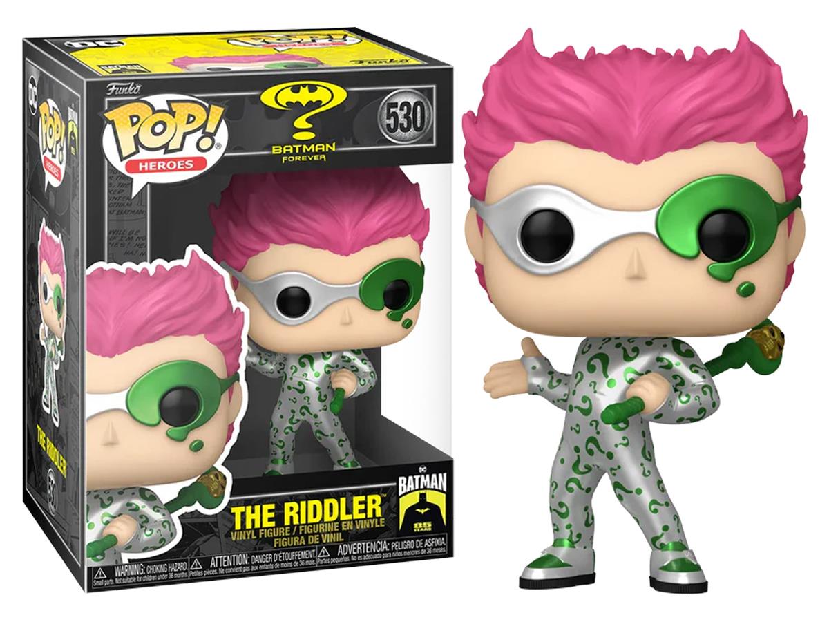 Funko Pop Heroes Dc Batman Forever - The Riddler Metallic No:530