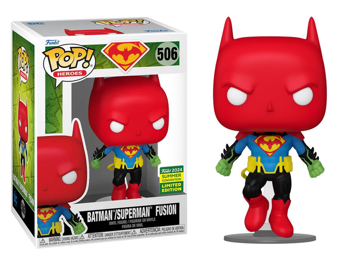 Funko Pop Heroes Dc Comics - Batman/superman Fusion Convention Limited Edition No:506