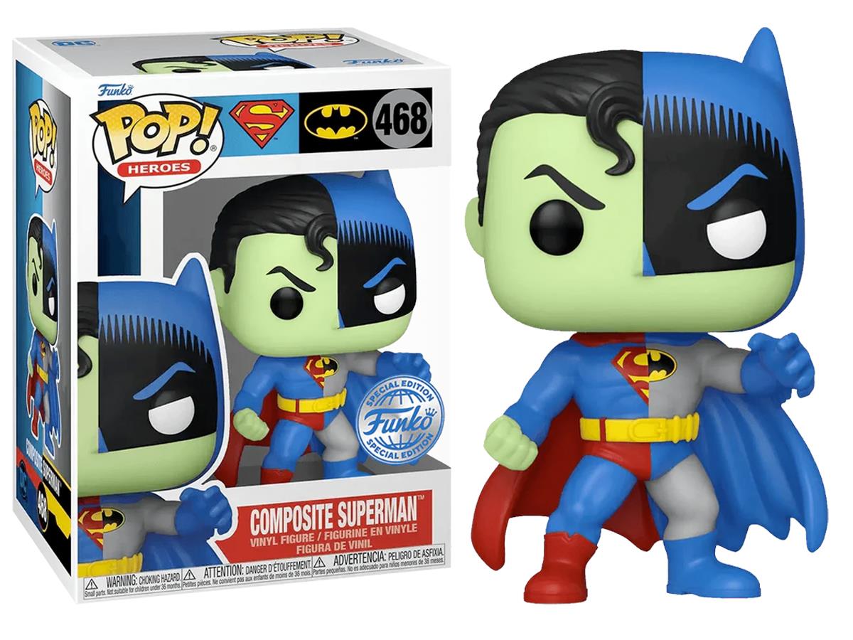 Funko Pop Heroes Dc Comics Superman / Batman - Composite Superman Special Edition No:468