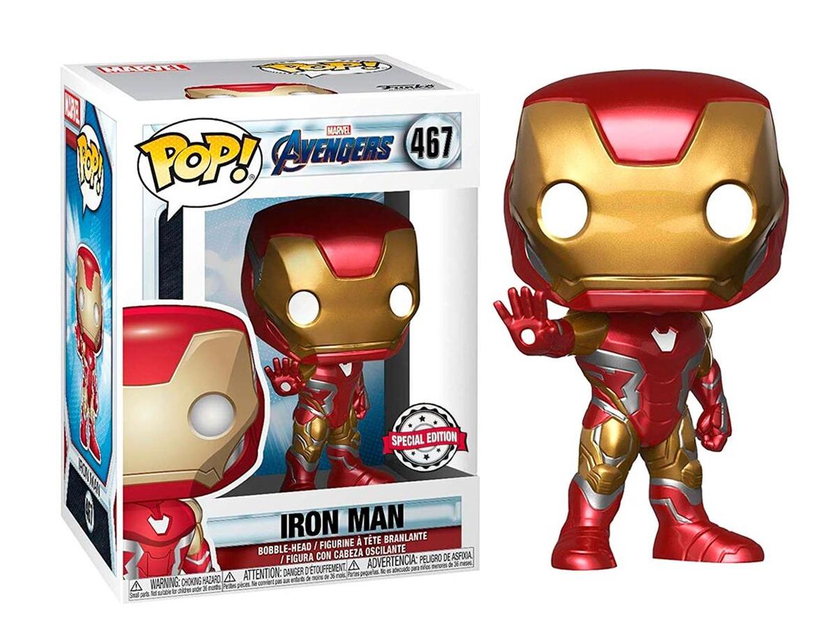 Funko Pop Marvel Avengers - Iron Man Special Edition No:467 Bobble-Head