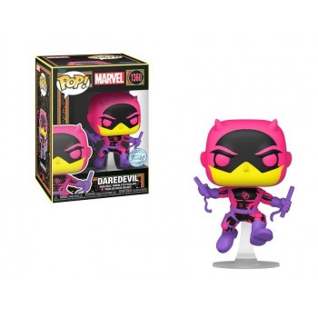 Funko Pop Marvel Classic - Daredevil Blacklight Special Edition No:1360 Bobble-Head