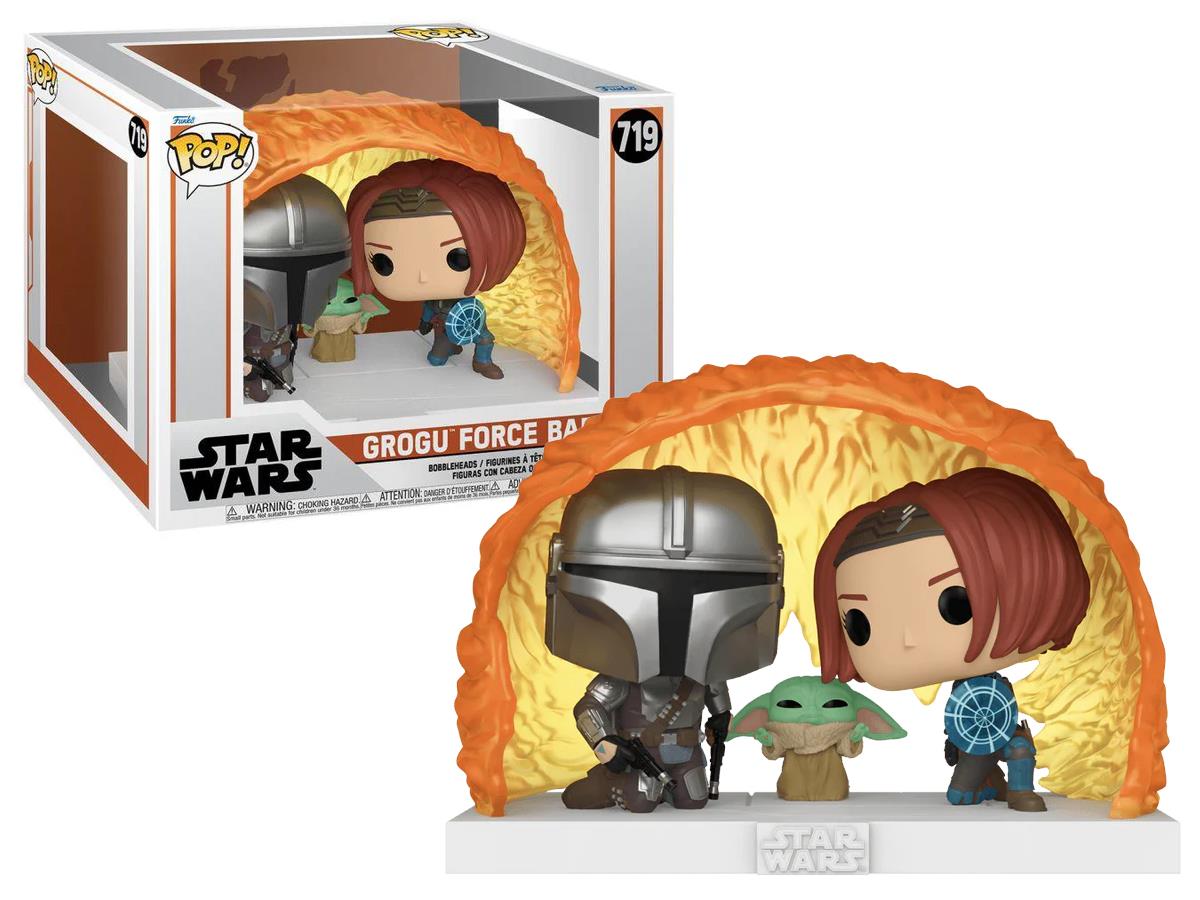 Funko Pop Moments Star Wars Mandalorian S10 - Grogu Force Barrier No:719 Bobble-Head Figür