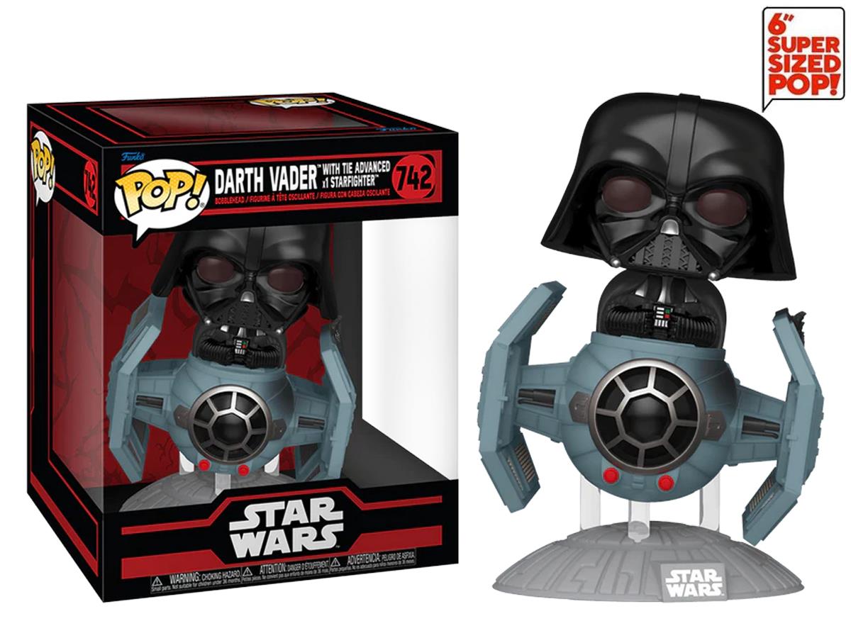 Funko Pop Rides Deluxe Disney Star Wars Dark Side - Darth Vader With Tıe Advanced X1