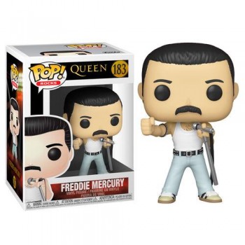 Funko Pop Rocks: Queen - Freddie Mercury Radio Gaga 1985 No:183