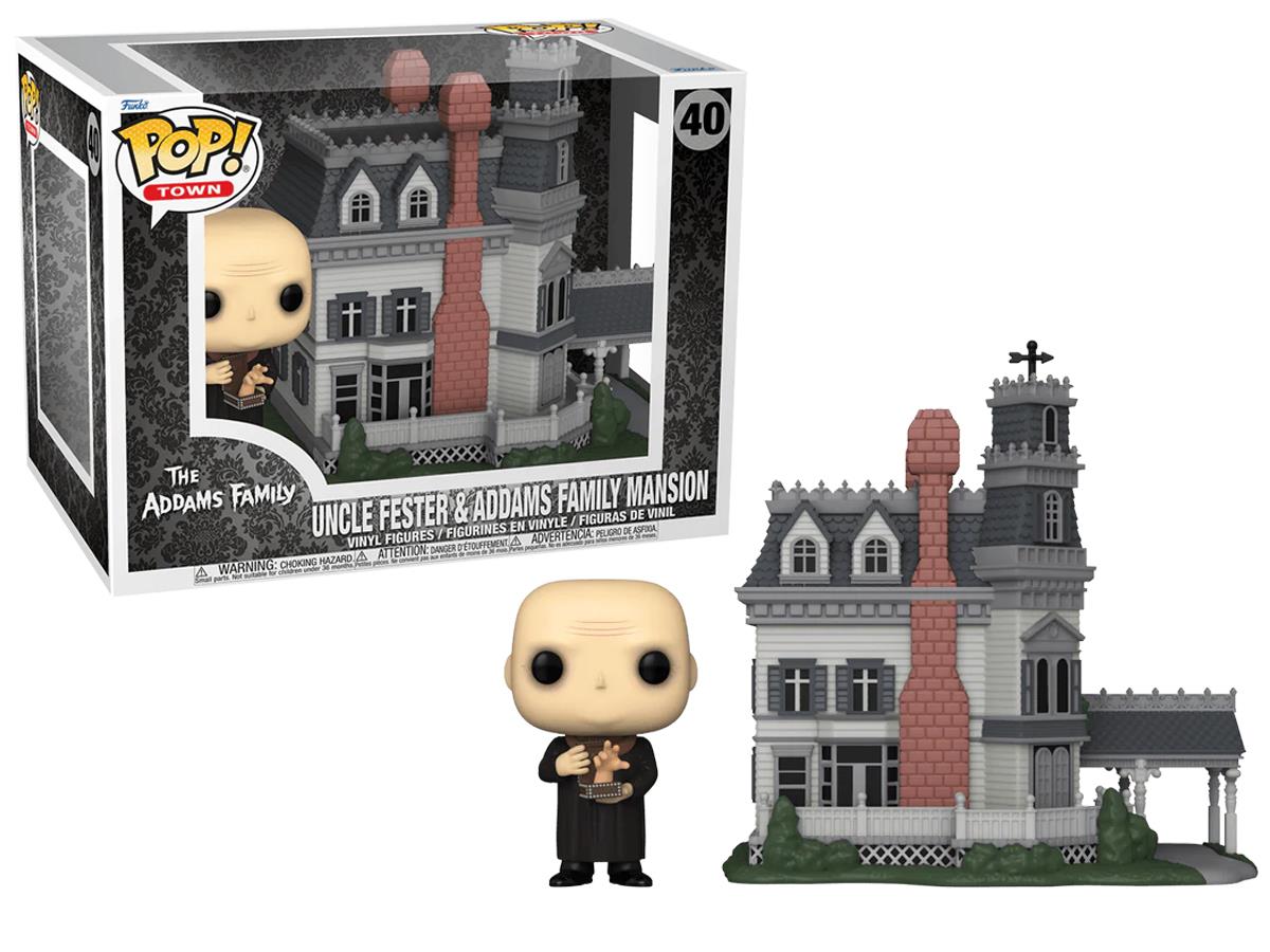 Funko Pop Town Addams Family Classic - Addams Home With Uncle Fester No:40