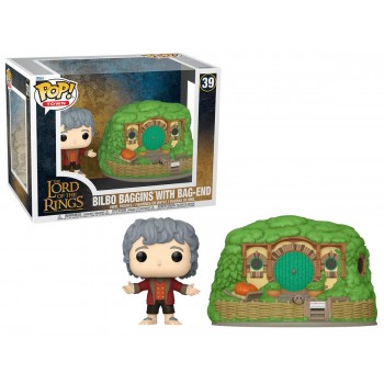 Funko Pop Town Lord Of The Rings - Bilbo Baggins With Bag-End No:39