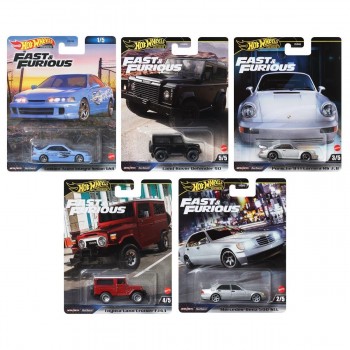 Hot Wheels Premium Fast & Furious 2024 5'li Set Hnw46