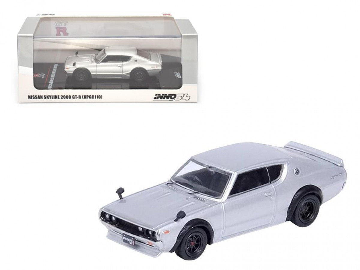 Iınno64 Nissan Skyline 2000 Gt-r (Kpgc110) Silver 1/64