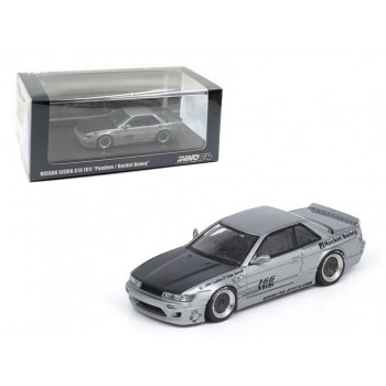 Inno64 Nissan Silvia (S13) V1 Pandem Rocket Bunny Silver 1/64