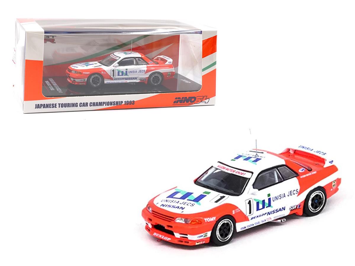 Inno64 Nissan Skyline Gt- R (R32) #1 Unisia Jecs Jtcc 1993 M. Hasemi / H. Fukuyama 1/64