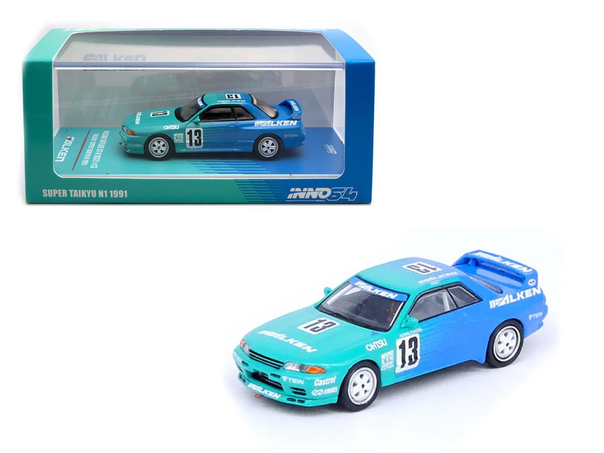 Inno64 Nissan Skyline Gt- R R32 #13 Falken Super Taikyu N1 1991 1/64