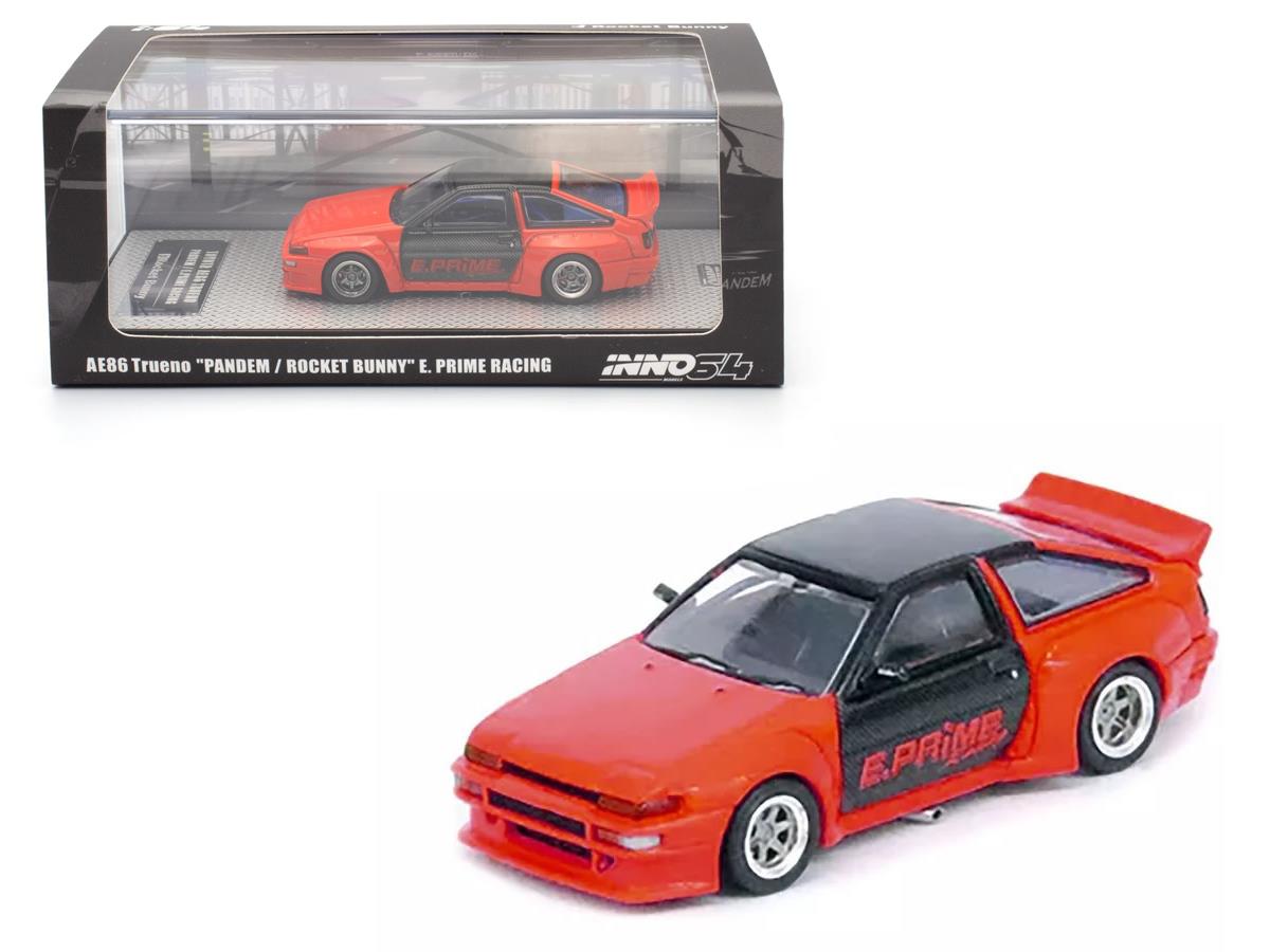 Inno64 Toyota Corolla Trueno Ae86 Pandem / Rocket Bunny E. Prime Racing 1/64