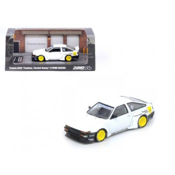 Inno64 Toyota Corolla Trueno Ae86 ""Pandem / Rocket Bunny"" White" 1/64