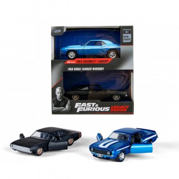 Jada Fast & Furious 1/32 1969 Chevrolet Camaro + 1968 Dodge Charger Wide Body (F9)