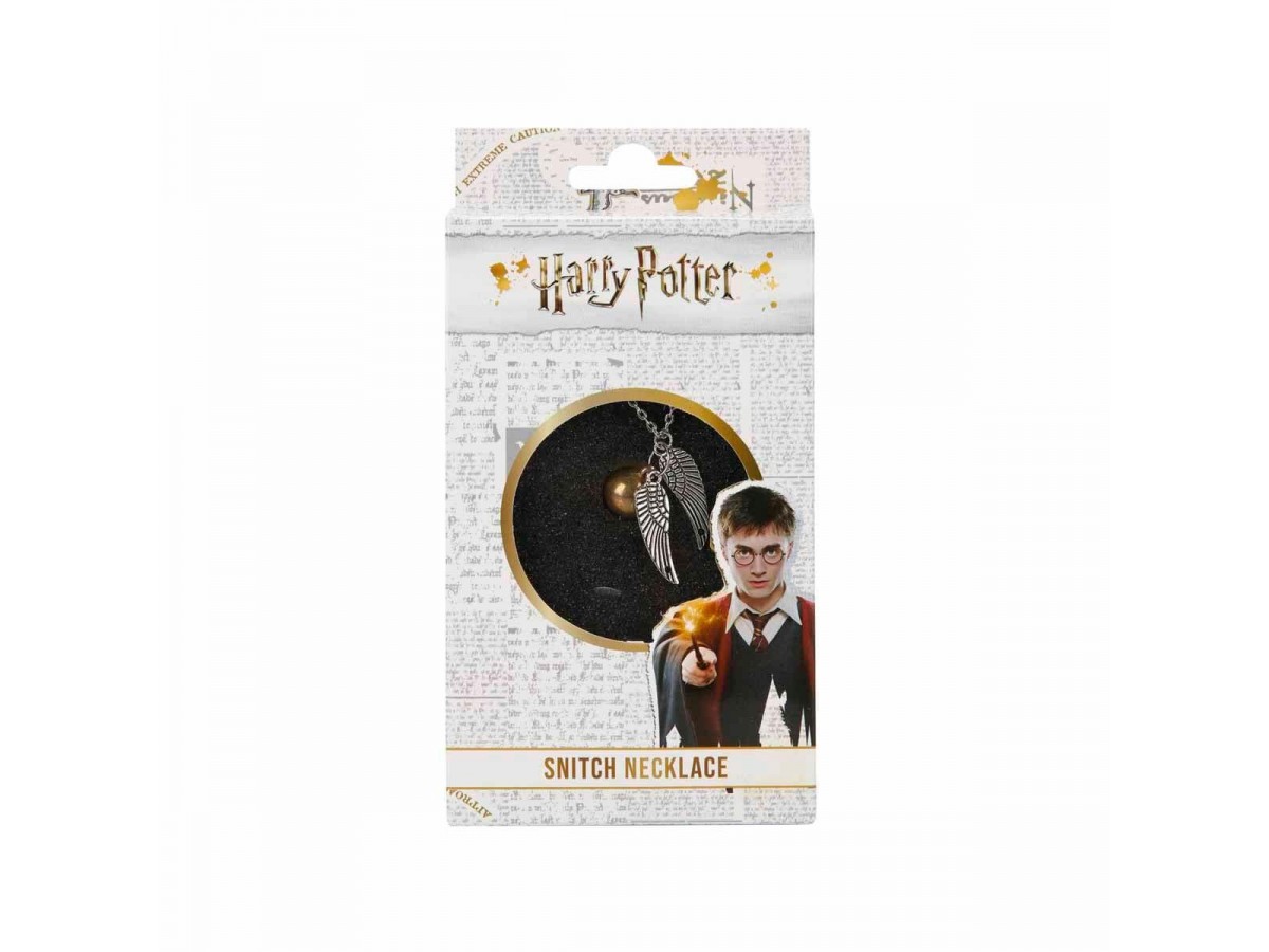 Lisanlı Harry Potter Snitch Kolye