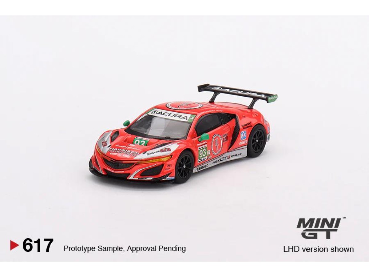 Mini Gt 1/64 Acura Nsx Gt3 Evo22 #93 Wtr Racers Edge Motorsports Imsa 2023 Daytona 24hr.