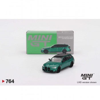 Mini Gt 1/64 Bmw M3 Competition Touring Isle Of Man Green Metallic No:764