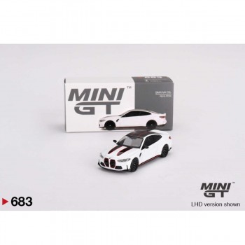 Mini Gt 1/64 Bmw M4 Csl Alpine White No:683