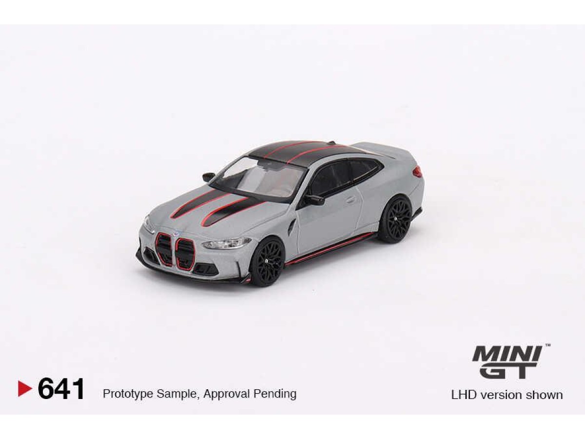 Mini Gt 1/64 Bmw M4 Csl (G82) Frozen Brooklyn Grey Metallic