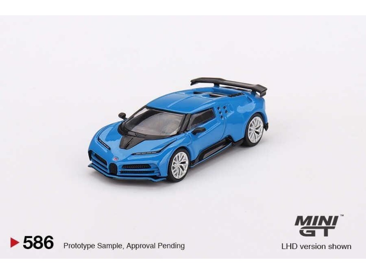 Mini GT 1/64 Bugatti Centodieci Blue Bugatti