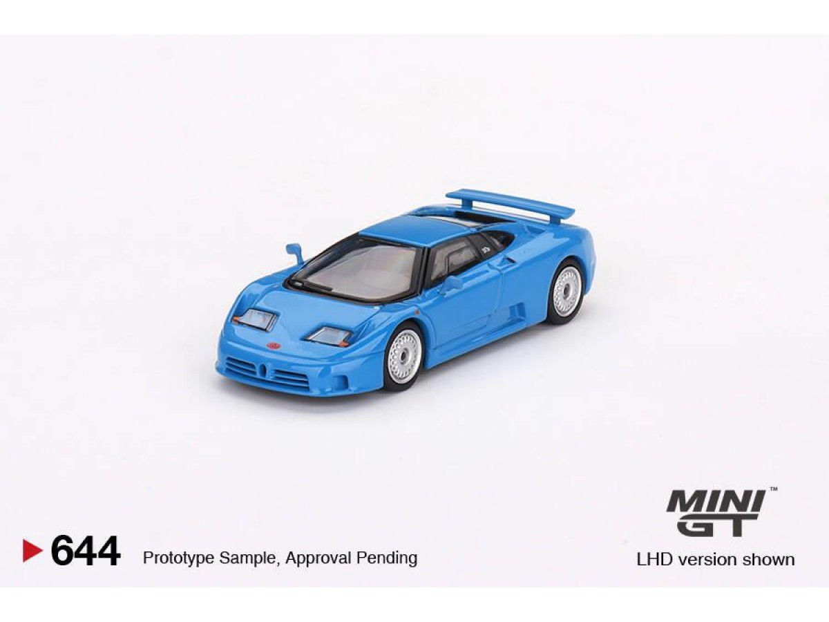 Mini GT 1/64 Bugatti EB110 GT Blue Bugatti