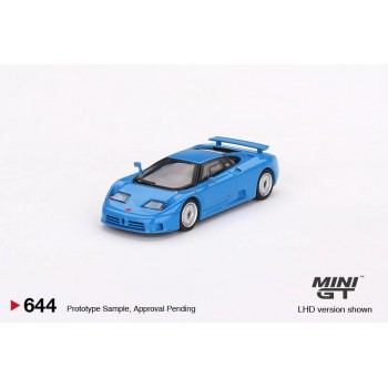 Mini GT 1/64 Bugatti EB110 GT Blue Bugatti