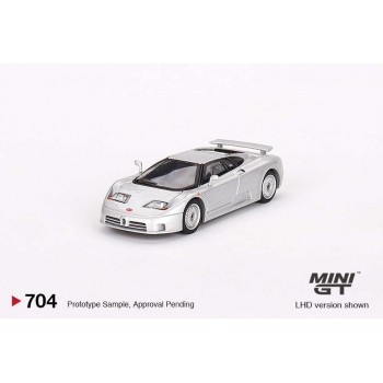 Mini GT 1/64 Bugatti EB110 GT Grigio Chiaro