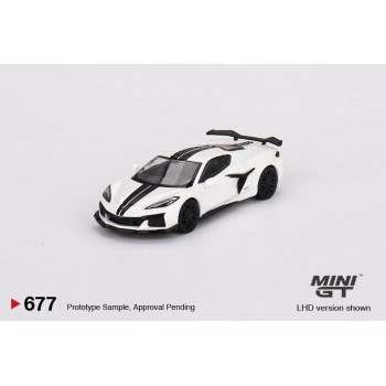 Mini GT 1/64 Chevrolet Corvette Z06 2023 Arctic White