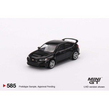 Mini Gt 1/64 Honda Civic Type R Crystal Black Pearl 2023 W/ Advan Gt Wheel