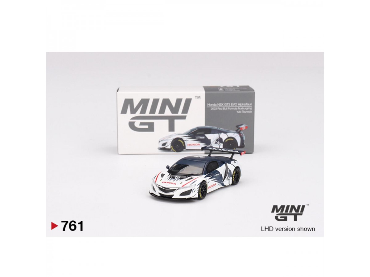 Mini Gt 1/64 Honda Nsx Gt3 Evo Alphatauri Yuki Tsunoda 2023 Red Bull Formula Nurburgring