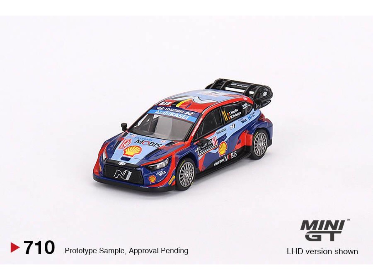 Mini Gt 1/64 Hyundai I20 N Rally1 Hybrid #11 2023 Rally Monte Carlo 3rd Place