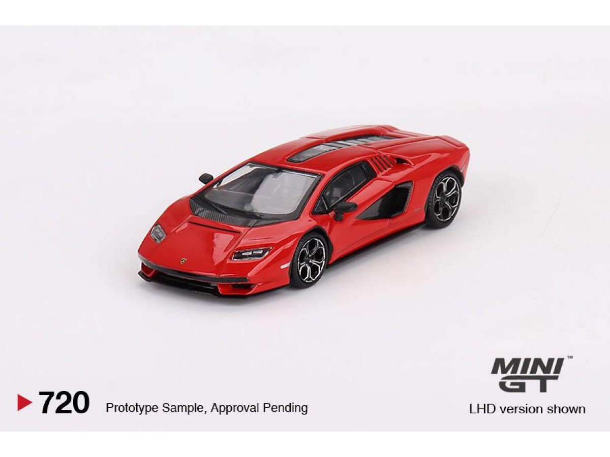 Mini Gt 1/64 Lamborghini Countach Lpi 800-4 Rosso Mars