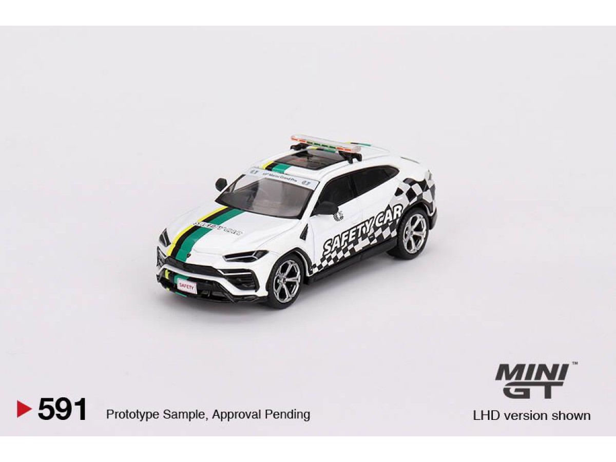 Mini GT 1/64 Lamborghini Urus 2022 Macau GP Official Safety Car