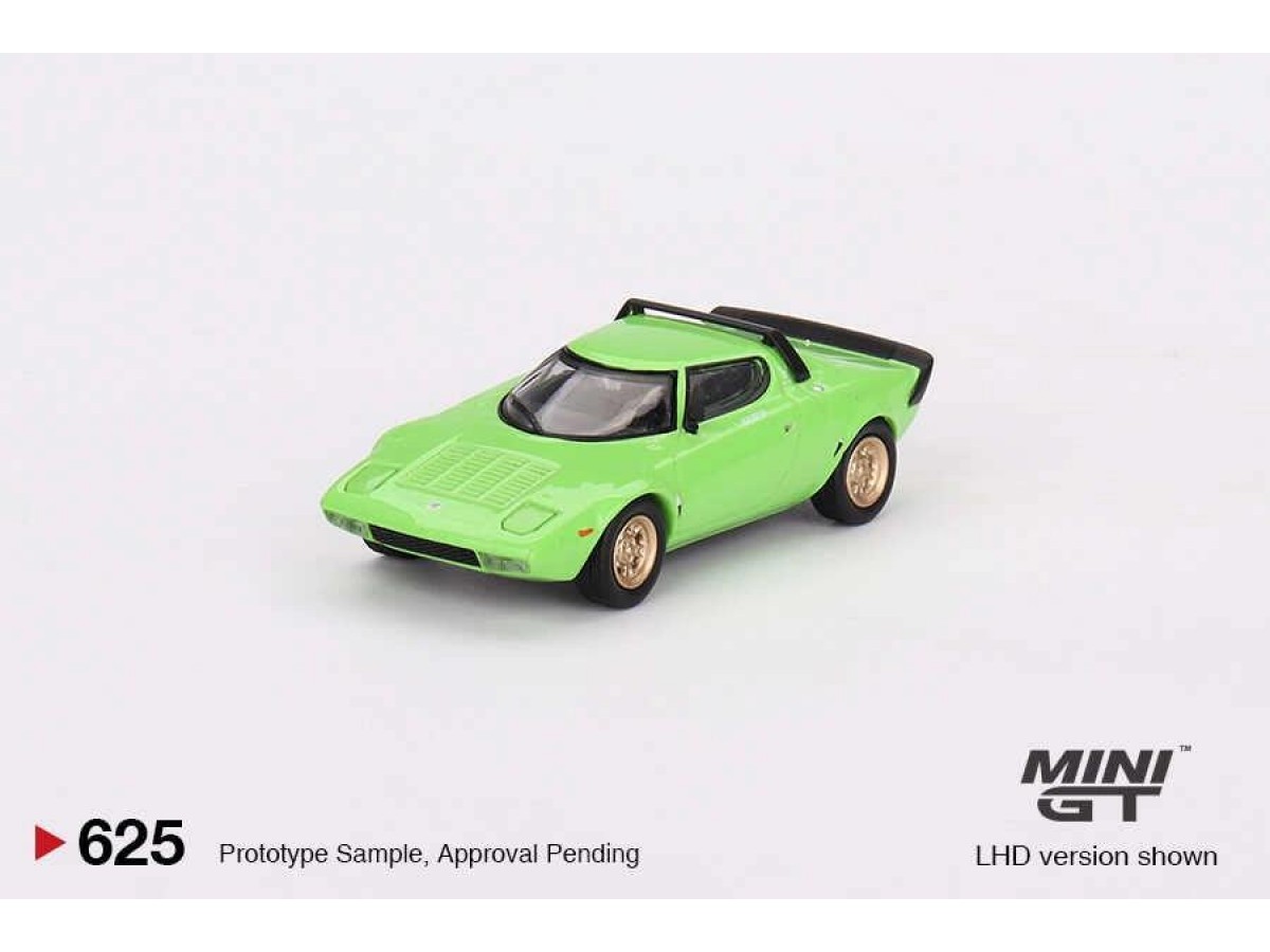 Mini GT 1/64 Lancia Stratos HF Stradale Verde Chiaro