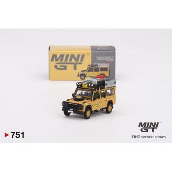 Mini Gt 1/64 Land Rover Defender 110 1989 Camel Trophy Amazon Team Japan