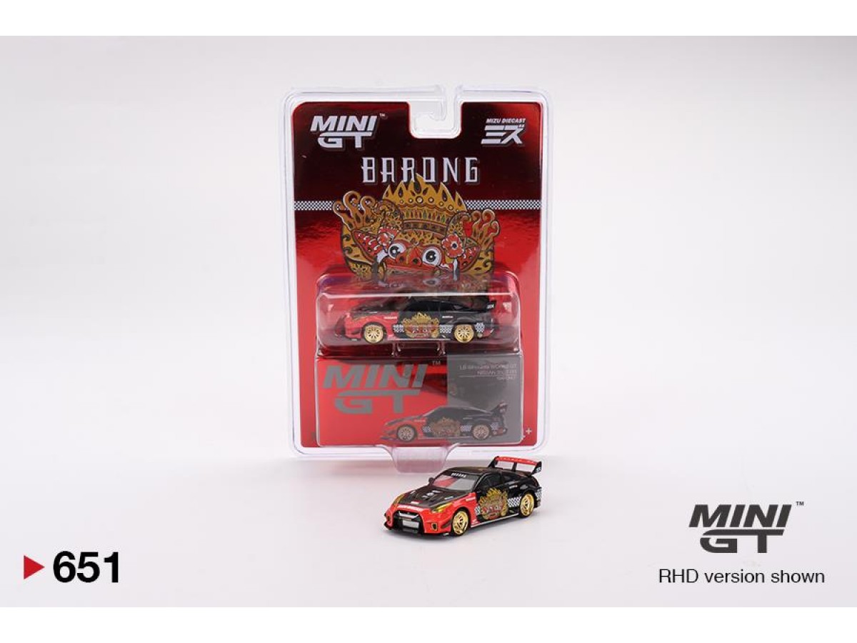 Mini Gt 1/64 Lb-Silhouette Works Gt Nissan 35gt-rr Ver.1 ”Barong” Mini Gt X Mizu