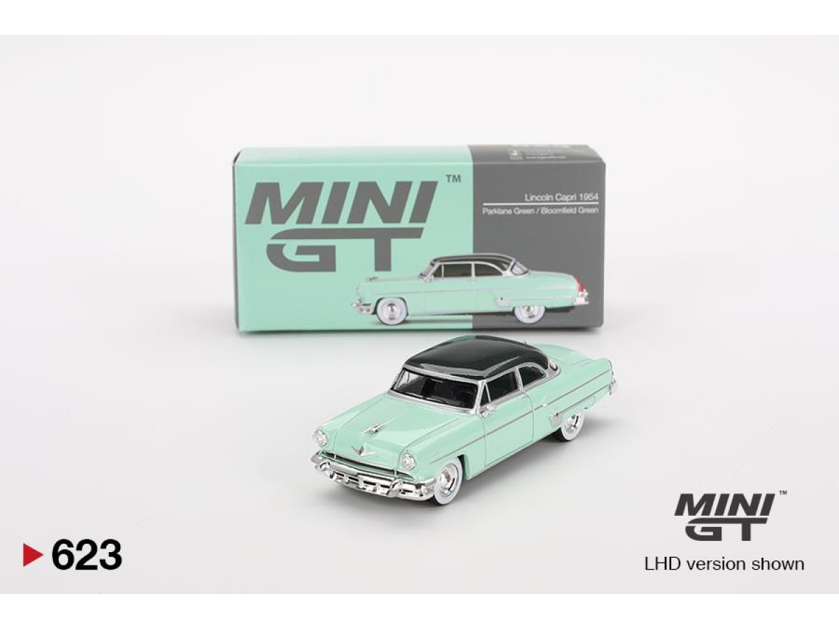 Mini GT 1/64 Lincoln Capri 1954 Parklane Green / Bloomfield Green