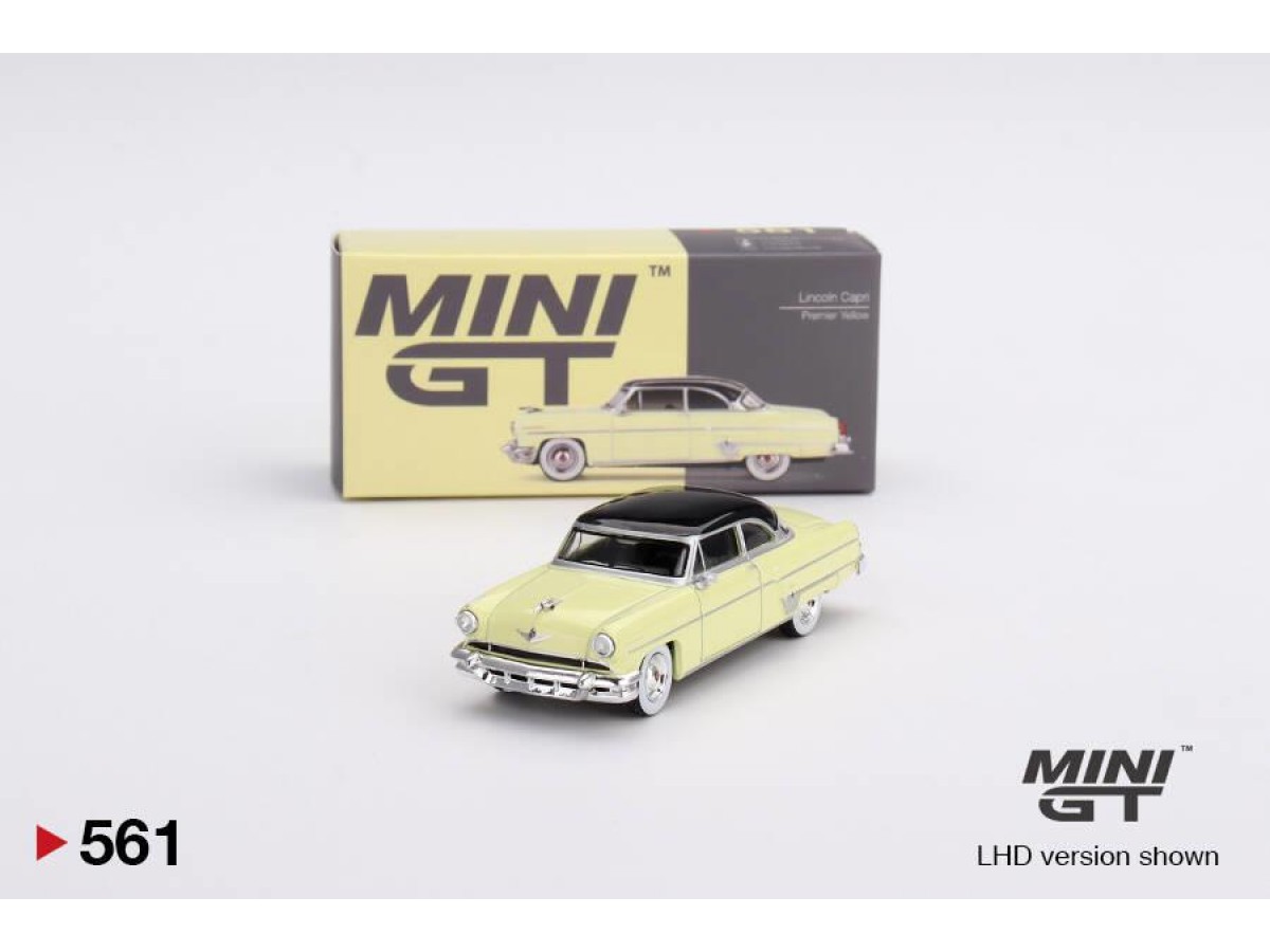 Mini GT 1/64 Lincoln Capri 1954 Premier Yellow