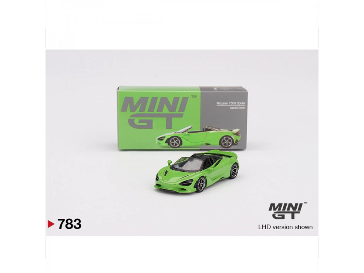 Mini Gt 1/64 Mclaren 750s Spider Mantis Green No:783