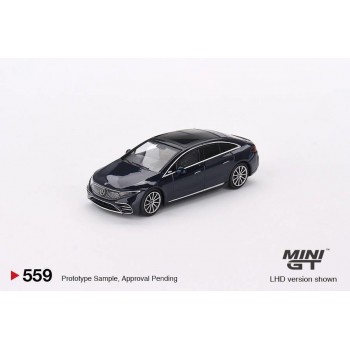 Mini GT 1/64 Mercedes-Benz EQS 580 4MATIC Nautical Blue Metallic